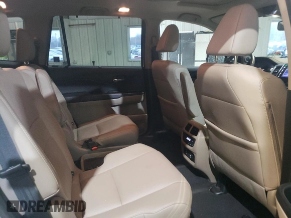 2016 Honda Pilot Elite with VIN 5FNYF6H02GB104395, listed as a Copart auction lot 46621795 with 49,260 mi miles and Salvage Title. Bid and sale history available at carsss.com. Image 11.