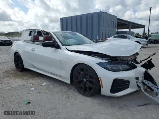 2025 BMW 4 Series 430i with VIN WBA33DB06SCS07578, listed as a Copart auction lot 43114995 with 5,169 mi miles and Salvage Title. Bid and sale history available at carsss.com. Image 4.