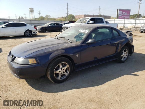 2003 Ford Mustang Standard with VIN 1FAFP40493F304922, listed as a Copart auction lot 71945294 with 217,293 mi miles and Salvage Title. Bid and sale history available at carsss.com. Image 1.