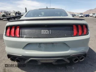2021 Ford Mustang Mach 1 with VIN 1FA6P8R07M5550673, listed as a Copart auction lot 53577895 with 44,158 mi miles and Salvage title. Bid and sale history available at DreamBid. Image 6.