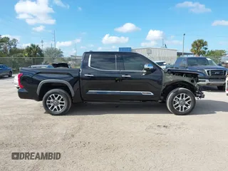 2024 Toyota Tundra 1794 Edition with VIN 5TFMA5DB2RX173868, listed as a IAAI auction lot 41149470 with 11,391 mi miles and . Bid and sale history available at DreamBid. Image 14.