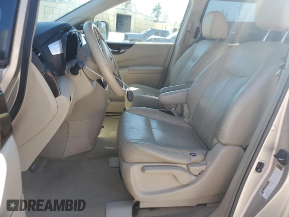 2011 Nissan Quest SL z VIN JN8AE2KP5B9001644, wystawiony jako Copart lot #50058135 z przebiegiem 177 521 mil mil oraz Szkoda całkowita • Salvage title. Historia ofert i sprzedaży dostępna na DreamBid. Obrazek 7.