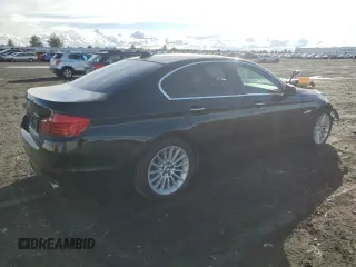 2013 BMW 5 Series 535i with VIN WBAFR7C50DC825246, listed as a Copart auction lot 48802175 with 112,296 mi miles and Salvage Title. Bid and sale history available at DreamBid. Image 3.