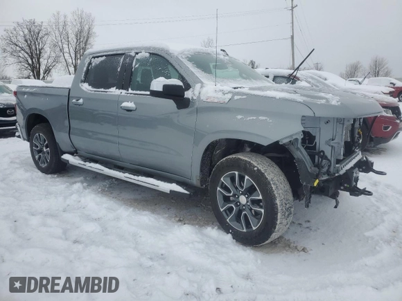 2023 Chevrolet Silverado 1500 LT with VIN 1GCUDDED8PZ234840, listed as a Copart auction lot 87032664 with 25,971 mi miles and Salvage Title. Bid and sale history available at carsss.com. Image 4.