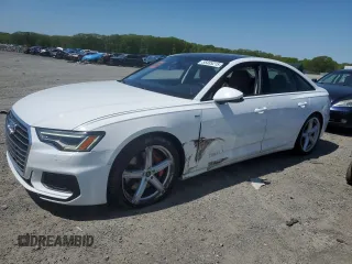 2020 Audi A6 Premium Plus z VIN WAUL2AF23LN003422, wystawiony jako Copart lot #55485215 z przebiegiem 76 050 mil mil oraz Szkoda całkowita • Salvage title. Historia ofert i sprzedaży dostępna na DreamBid. Obrazek 1.