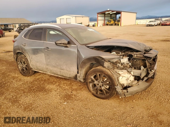 2022 Mazda CX-30 S Preferred with VIN 3MVDMBCL4NM439051, listed as a Copart auction lot 85597694 with 24,425 mi miles and Salvage Title. Bid and sale history available at carsss.com. Image 4.