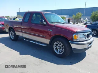 1997 Ford F-150 with VIN 1FTDX1766VKD03101, listed as a IAAI auction lot 42472351 with 161,866 mi miles and . Bid and sale history available at DreamBid. Image 1.