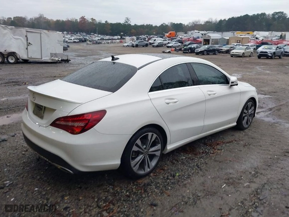2019 Mercedes-Benz CLA with VIN WDDSJ4EB7KN705025, listed as a IAAI auction lot 40894750 with 76,000 mi miles. Bid and sale history available at carsss.com. Image 4.