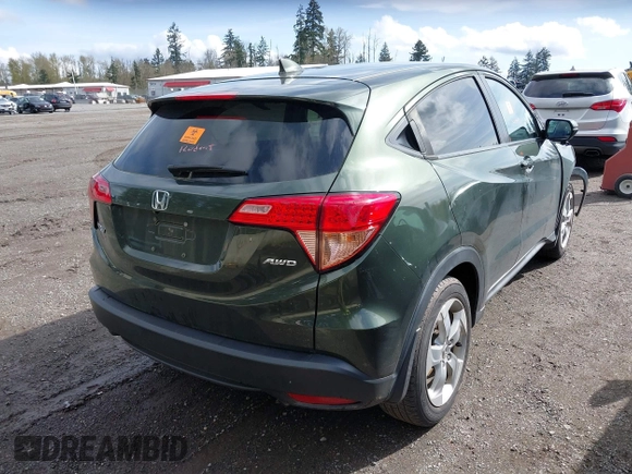 2016 Honda HR-V EX with VIN 3CZRU6H59GM729680, listed as a IAAI auction lot 41991462 with 55,611 mi miles and . Bid and sale history available at DreamBid. Image 4.