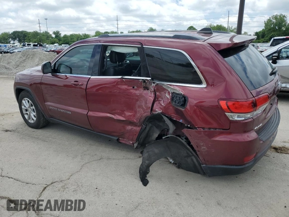 2021 Jeep Grand Cherokee Laredo X с VIN 1C4RJFAG9MC797713, выставлен на аукционе Copart как лот 58800035 с пробегом 57 289 миль миль и Списание • Salvage title. История ставок и продаж доступна на DreamBid. Изображение 2.