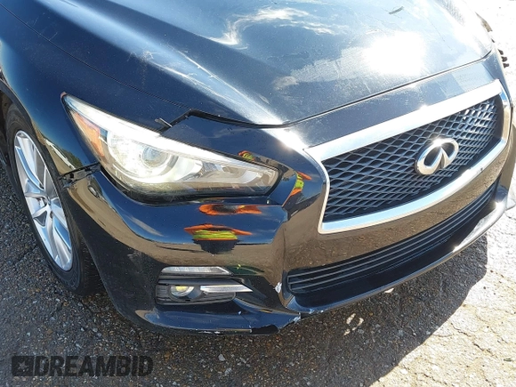 2015 Infiniti Q50 with VIN JN1BV7AP1FM354175, listed as a IAAI auction lot 41486327 with 136,017 mi miles and . Bid and sale history available at DreamBid. Image 18.