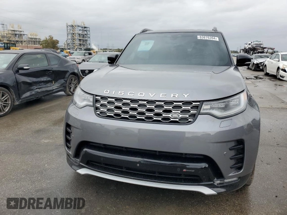 2023 Land Rover Discovery Metropolitan Edition with VIN SALRW4EU7P2478724, listed as a Copart auction lot 83876394 with 19,371 mi miles and Salvage Title. Bid and sale history available at carsss.com. Image 5.