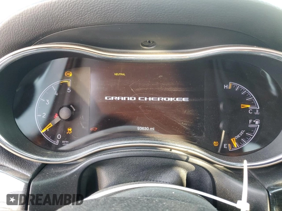 2016 Jeep Grand Cherokee Limited with VIN 1C4RJFBM6GC393714, listed as a Copart auction lot 81160023 with 93,630 mi miles and . Bid and sale history available at DreamBid. Image 9.