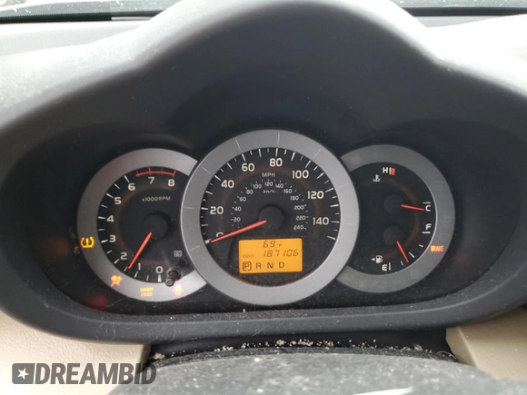 2010 Toyota RAV4 Limited with VIN 2T3YK4DV2AW005174, listed as a Copart auction lot 54272455 with 187,106 mi miles and Salvage title. Bid and sale history available at DreamBid. Image 9.
