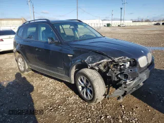2009 BMW X3 xDrive30i with VIN WBXPC93479WJ28306, listed as a Copart auction lot 48782165 with 103,011 mi miles and Salvage Title. Bid and sale history available at carsss.com. Image 4.