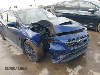 2022 Subaru WRX Premium with VIN JF1VBAF66N9009165, listed as a IAAI auction lot 41695551 with 31,034 mi miles. Bid and sale history available at carsss.com. Image 6.