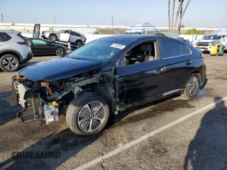 2021 Hyundai Ioniq Limited with VIN KMHCX5LD1MU257134, listed as a Copart auction lot 75959694 with 82,168 mi miles and Salvage Title. Bid and sale history available at DreamBid. Image 1.