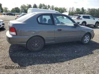 2001 Hyundai Accent GL with VIN KMHCG35C91U131429, listed as a Copart auction lot 65850374 with 46,282 mi miles and Clean Title. Bid and sale history available at carsss.com. Image 3.