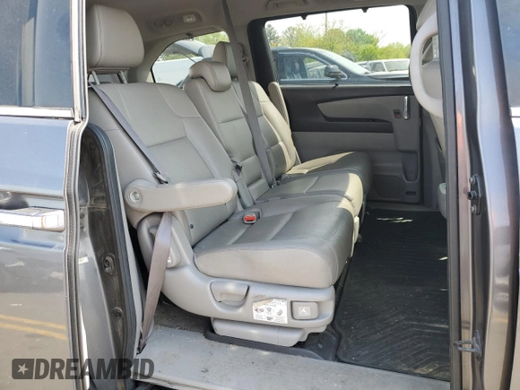 2017 Honda Odyssey EX-L with VIN 5FNRL5H63HB008563, listed as a Copart auction lot 53125224 with 124,960 mi miles and Salvage Title. Bid and sale history available at DreamBid. Image 11.
