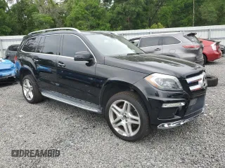 2016 Mercedes-Benz GL with VIN 4JGDF7DE9GA683041, listed as a Copart auction lot 51802315 with 128,755 mi miles and Salvage Title. Bid and sale history available at carsss.com. Image 4.