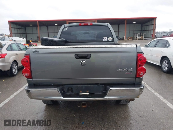 2007 Dodge Ram 2500 SLT with VIN 1D7KS28D77J589595, listed as a IAAI auction lot 41184592 with 166,490 mi miles. Bid and sale history available at carsss.com. Image 17.