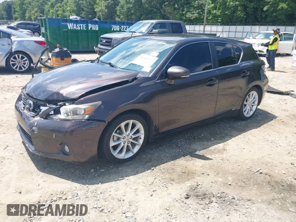 2012 Lexus CT 200h с VIN JTHKD5BH8C2063593, выставлен на аукционе IAAI как лот 42446929 с пробегом 233 672 миль миль и . История ставок и продаж доступна на DreamBid. Изображение 2.