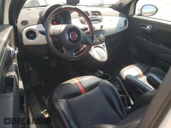 2015 FIAT 500e с VIN 3C3CFFGE9FT522920, выставлен на аукционе Copart как лот 62600915 с пробегом 53 300 миль миль и Чистый • Clean title. История ставок и продаж доступна на DreamBid. Изображение 8.