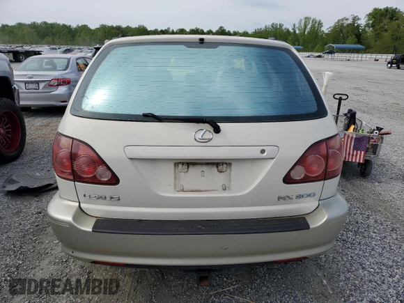 1999 Lexus RX 300 with VIN JT6HF10U7X0009824, listed as a Copart auction lot 52953135 with 180,006 mi miles and Salvage Title. Bid and sale history available at DreamBid. Image 6.