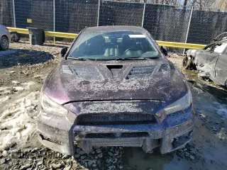 2014 Mitsubishi Lancer Evolution GSR with VIN JA32W8FV6EU010233, listed as a Copart auction lot 42787275 with 74,780 mi miles and Salvage Title. Bid and sale history available at carsss.com. Image 5.