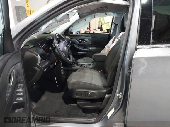 2021 Chevrolet Traverse LT Cloth with VIN 1GNERGKW3MJ198506, listed as a IAAI auction lot 42117506 with 56,659 mi miles and . Bid and sale history available at DreamBid. Image 5.