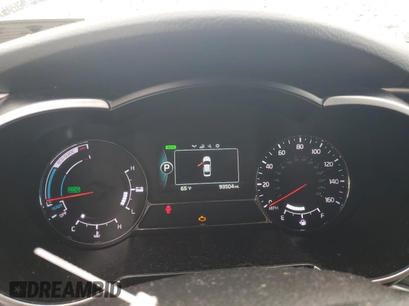 2014 Kia Optima Hybrid EX with VIN KNAGN4AD2E5069076, listed as a Copart auction lot 79523534 with 93,504 mi miles and Salvage Title. Bid and sale history available at carsss.com. Image 9.