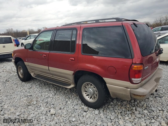 2001 Mercury Mountaineer with VIN 4M2ZU86P11UJ00675, listed as a Copart auction lot 78662034 with 175,433 mi miles and Salvage Title. Bid and sale history available at carsss.com. Image 2.