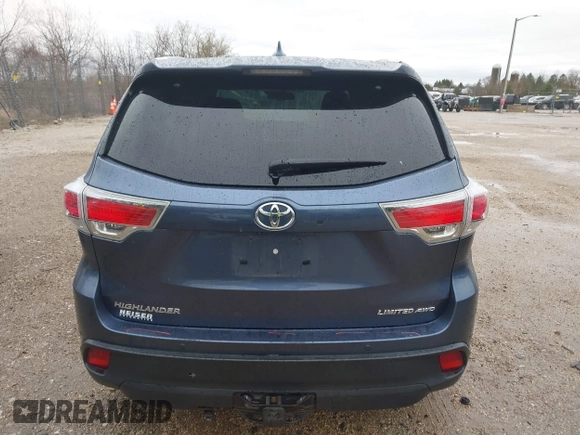 2015 Toyota Highlander Limited z VIN 5TDDKRFH6FS092511, wystawiony jako IAAI lot #42082706 z przebiegiem 137 384 mil mil oraz . Historia ofert i sprzedaży dostępna na DreamBid. Obrazek 17.