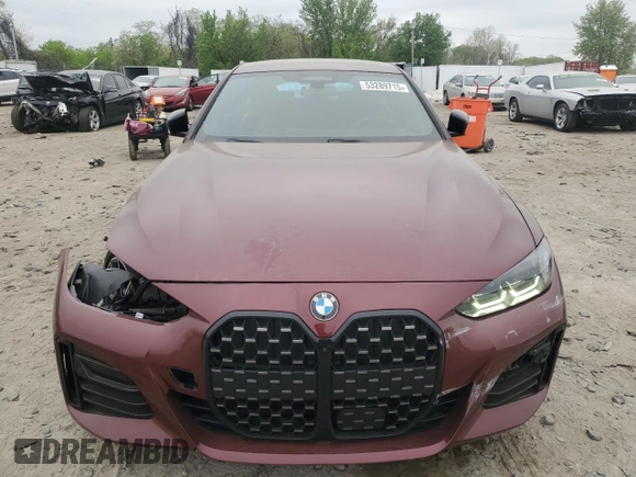 2024 BMW 4 Series 430i xDrive с VIN WBA73AV07RFR97042, выставлен на аукционе Copart как лот 53289715 с пробегом 18 766 миль миль и Списание • Salvage title. История ставок и продаж доступна на DreamBid. Изображение 5.