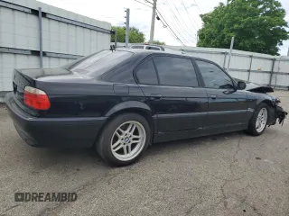 2001 BMW 7 Series 740iL с VIN WBAGH83441DP29873, выставлен на аукционе Copart как лот 55776295 с пробегом Не указан миль и Списание • Salvage title. История ставок и продаж доступна на DreamBid. Изображение 3.