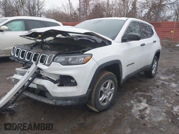2022 Jeep Compass Sport с VIN 3C4NJDAB8NT106765, выставлен на аукционе IAAI как лот 41669570 с пробегом 74 550 миль миль и . История ставок и продаж доступна на DreamBid. Изображение 2.