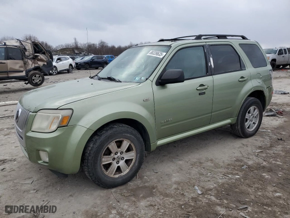 2008 Mercury Mariner with VIN 4M2CU91128KJ00835, listed as a Copart auction lot 88339635 with 273,520 mi miles and Clean Title. Bid and sale history available at carsss.com. Image 1.