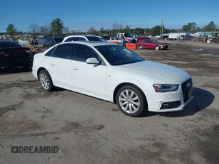 2015 Audi A4 Premium with VIN WAUBFAFL8FN019533, listed as a IAAI auction lot 41740420 with 97,724 mi miles. Bid and sale history available at carsss.com. Image 1.