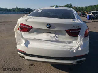 2015 BMW X6 xDrive50i with VIN 5UXKU6C56F0R33500, listed as a Copart auction lot 53286955 with 0 mi miles and Clean Title. Bid and sale history available at carsss.com. Image 6.