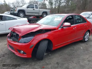 2008 Mercedes-Benz C-Class 3.0L Sport with VIN WDDGF54X08F081937, listed as a IAAI auction lot 41863481 with 153,026 mi miles. Bid and sale history available at carsss.com. Image 2.