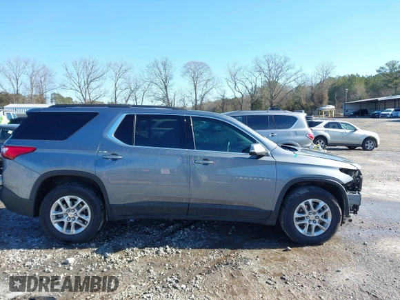2021 Chevrolet Traverse LT Cloth with VIN 1GNERGKW9MJ210996, listed as a IAAI auction lot 41439953 with 52,099 mi miles. Bid and sale history available at carsss.com. Image 14.