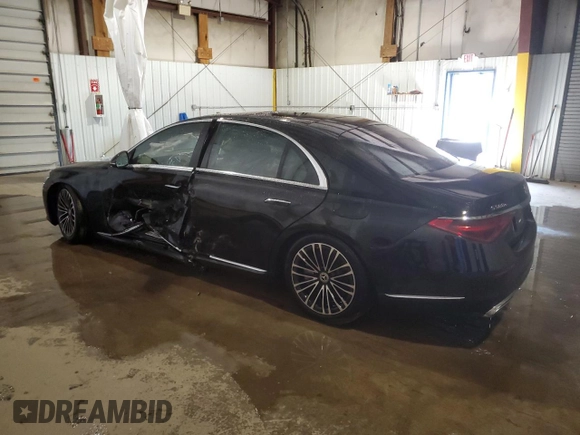 2024 Mercedes-Benz S 580e with VIN W1K6G6KB1RA271024, listed as a Copart auction lot 66407174 with 3,274 mi miles and Salvage Title. Bid and sale history available at DreamBid. Image 2.