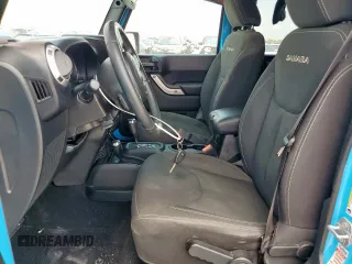 2017 Jeep Wrangler Unlimited Sahara with VIN 1C4BJWEGXHL726148, listed as a Copart auction lot 60144605 with 106,702 mi miles and Salvage title. Bid and sale history available at DreamBid. Image 7.