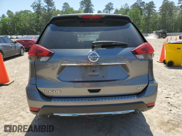 2017 Nissan Rogue SV with VIN JN8AT2MT6HW383290, listed as a Copart auction lot 52395245 with 161,217 mi miles and Salvage Title. Bid and sale history available at carsss.com. Image 6.