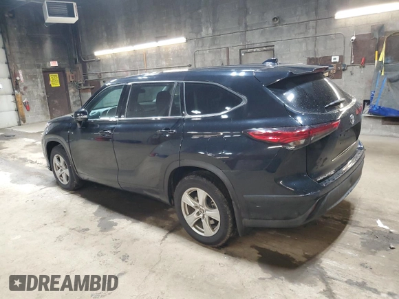 2020 Toyota Highlander L with VIN 5TDCZRBH8LS514044, listed as a Copart auction lot 53037635 with 49,001 mi miles and Salvage title. Bid and sale history available at DreamBid. Image 2.