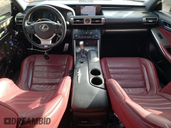 2014 Lexus IS 350 with VIN JTHCE1D20E5005241, listed as a Copart auction lot 82803404 with 130,530 mi miles and Salvage title. Bid and sale history available at DreamBid. Image 8.