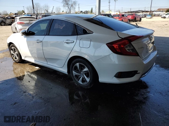 2019 Honda Civic Sedan LX with VIN 2HGFC2F63KH586380, listed as a Copart auction lot 50124585 with 41,997 mi miles and Salvage Title. Bid and sale history available at carsss.com. Image 2.