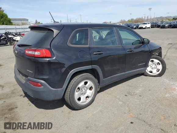 2017 Jeep Cherokee Altitude z VIN 1C4PJLAB0HW541068, wystawiony jako Copart lot #48592485 z przebiegiem 73 792 mil mil oraz Szkoda całkowita • Salvage title. Historia ofert i sprzedaży dostępna na DreamBid. Obrazek 3.
