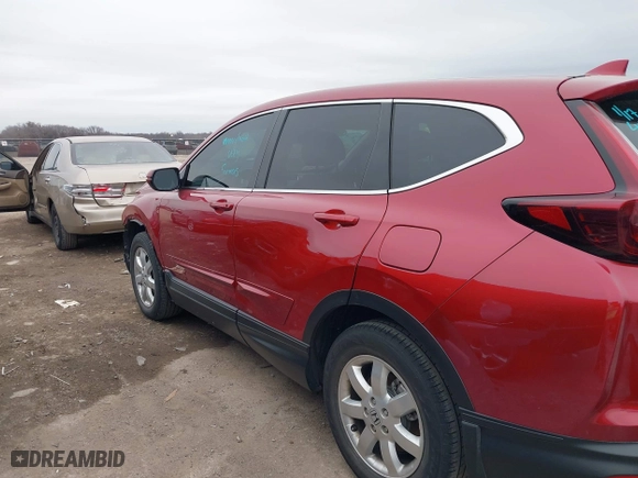 2022 Honda CR-V EX with VIN 2HKRW1H59NH405702, listed as a IAAI auction lot 41542120 with 21,227 mi miles. Bid and sale history available at carsss.com. Image 14.