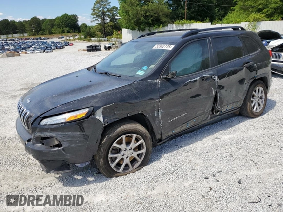2016 Jeep Cherokee Sport with VIN 1C4PJLAB8GW375994, listed as a Copart auction lot 55962775 with 116,588 mi miles and Salvage title. Bid and sale history available at DreamBid. Image 1.